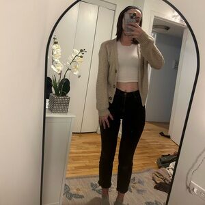 Abercrombie Cropped Button Cardigan